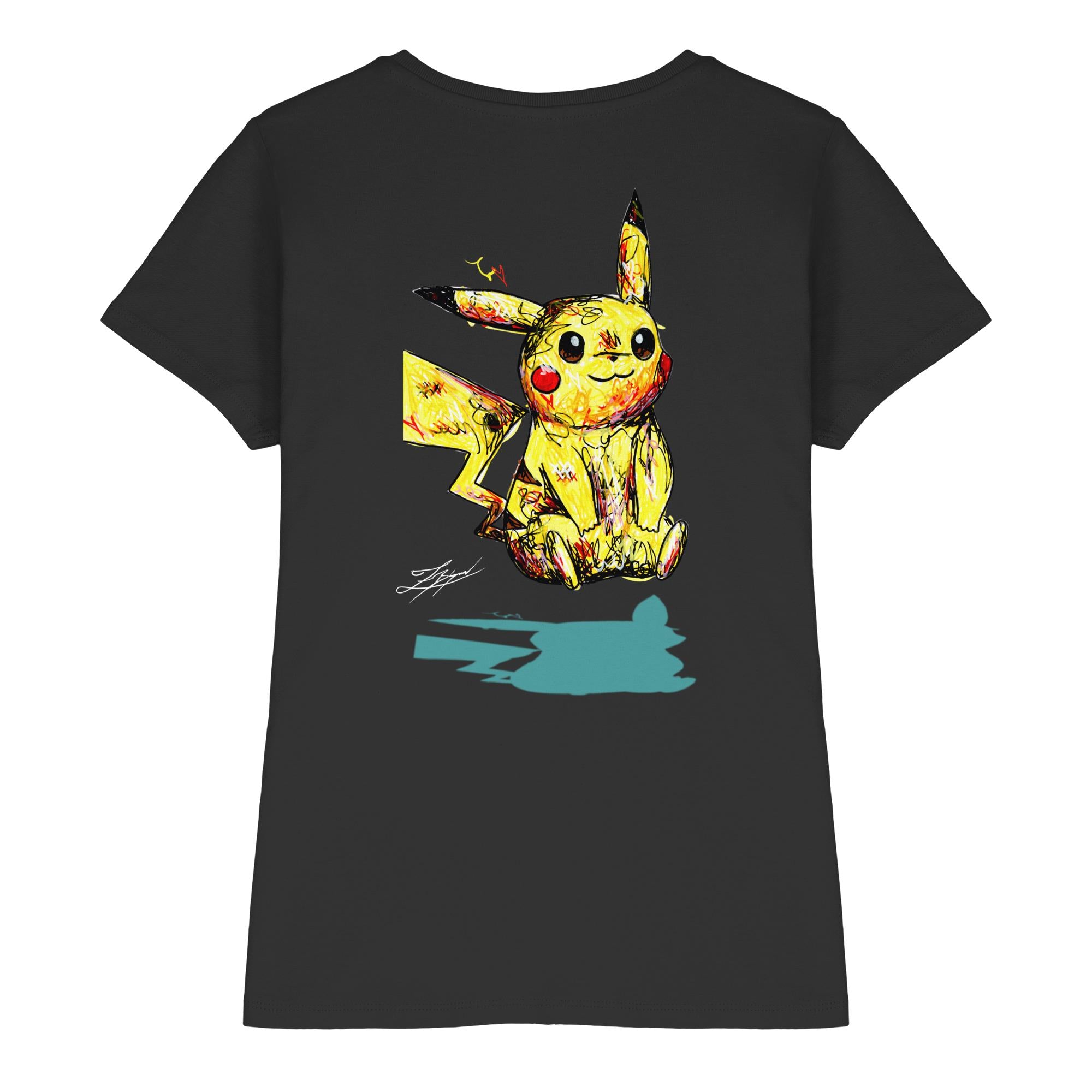 Pika |  zebi_art x tracacon.de - Ladies Premium Shirt