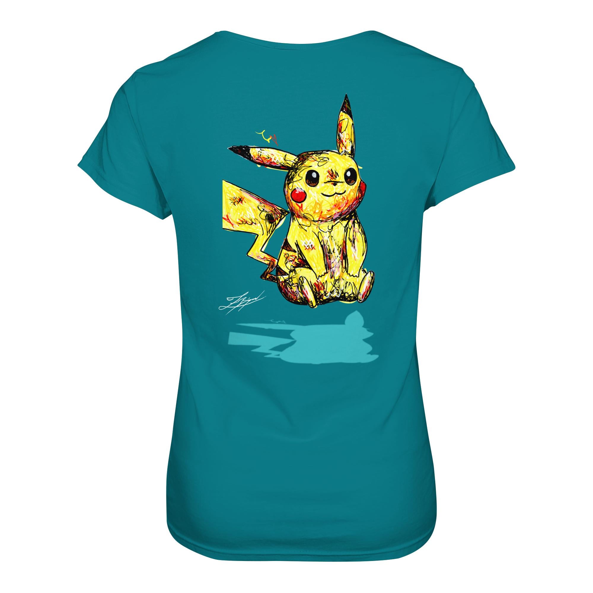 Pika |  zebi_art x tracacon.de - Ladies Premium Shirt