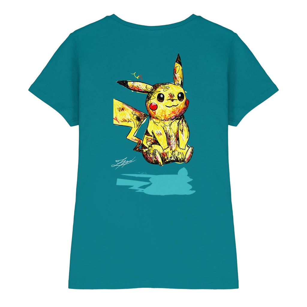 Pika |  zebi_art x tracacon.de - Ladies Premium Shirt