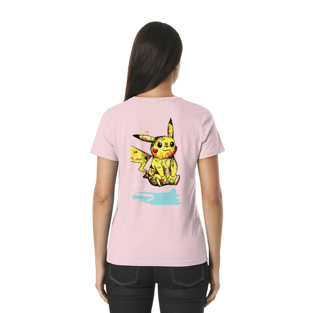 Pika |  zebi_art x tracacon.de - Ladies Premium Shirt