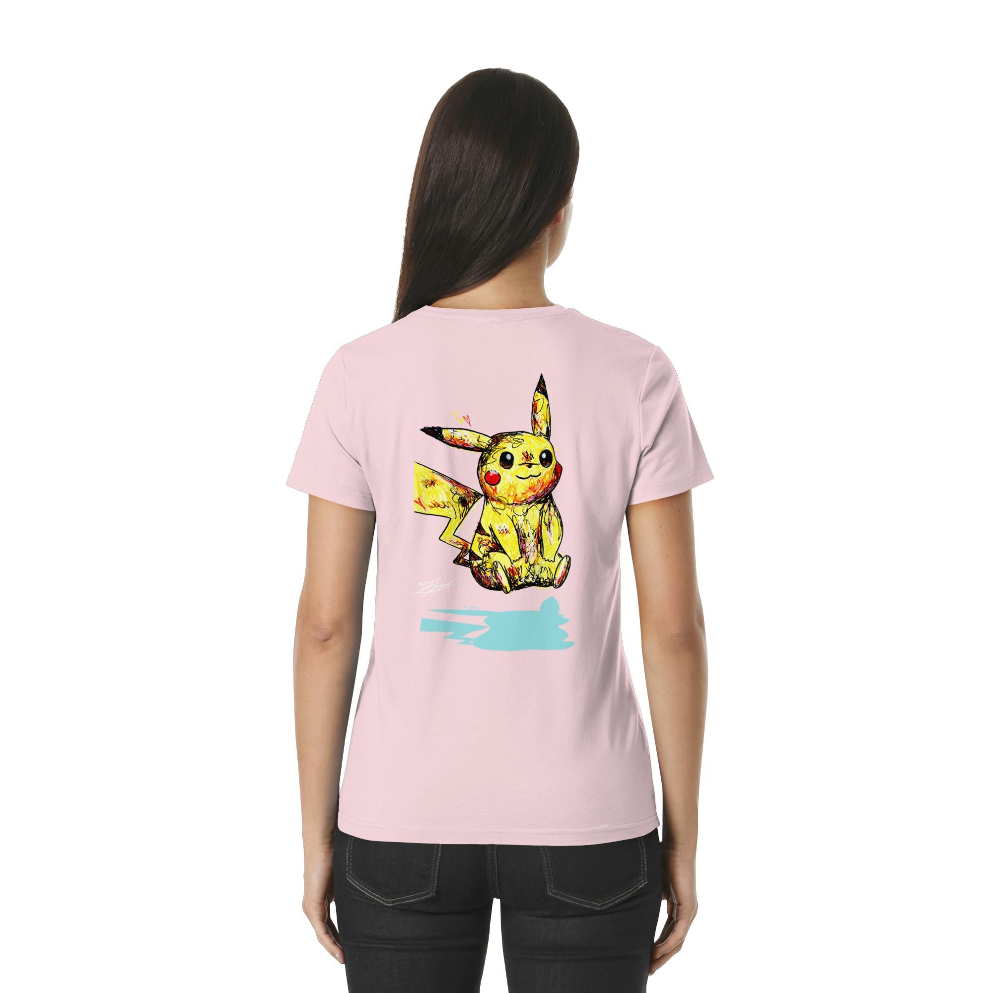 Pika |  zebi_art x tracacon.de - Ladies Premium Shirt