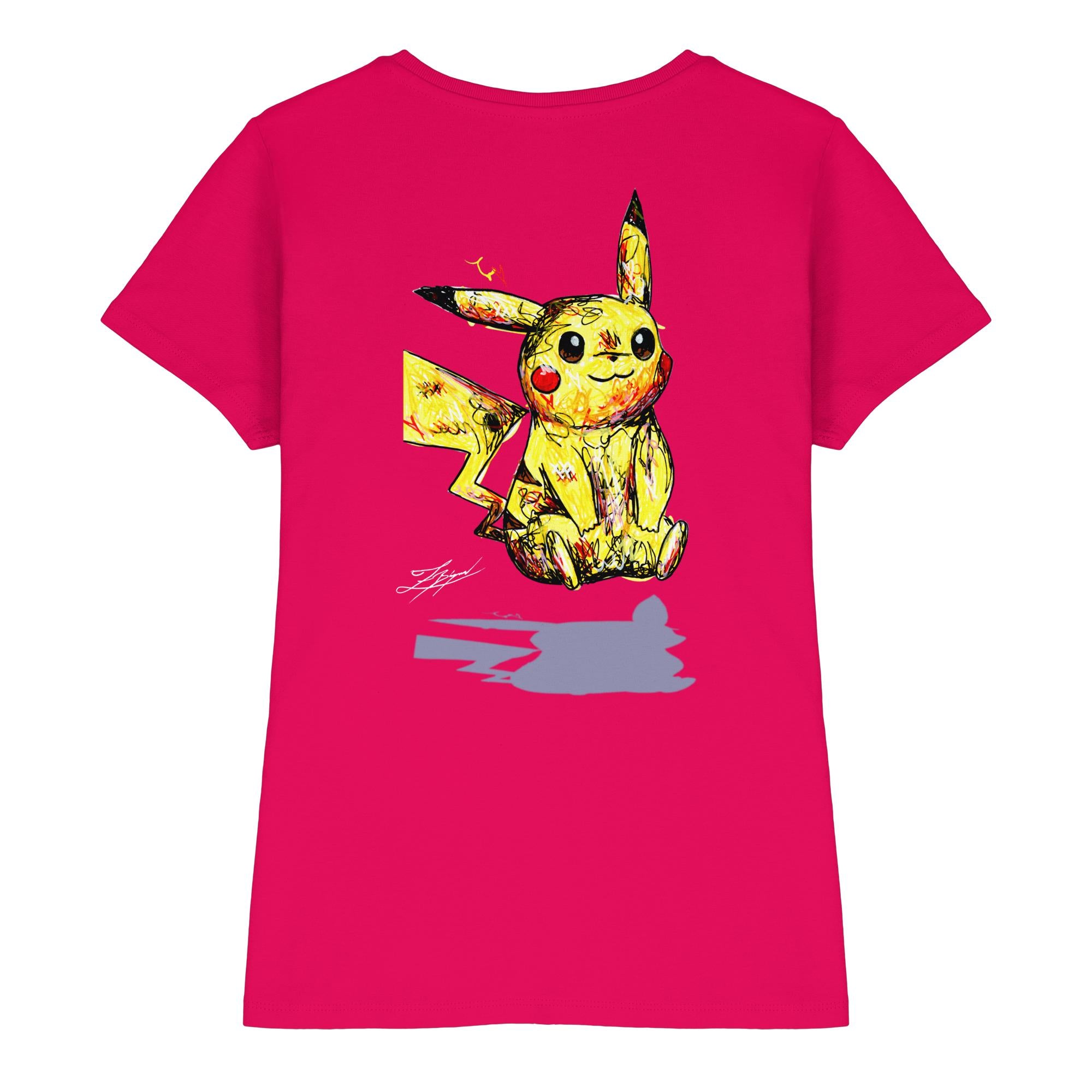 Pika |  zebi_art x tracacon.de - Ladies Premium Shirt