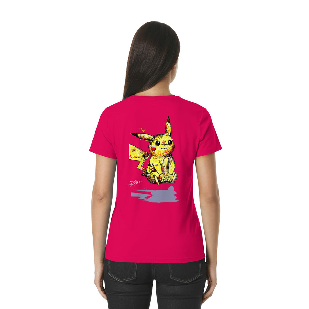 Pika |  zebi_art x tracacon.de - Ladies Premium Shirt