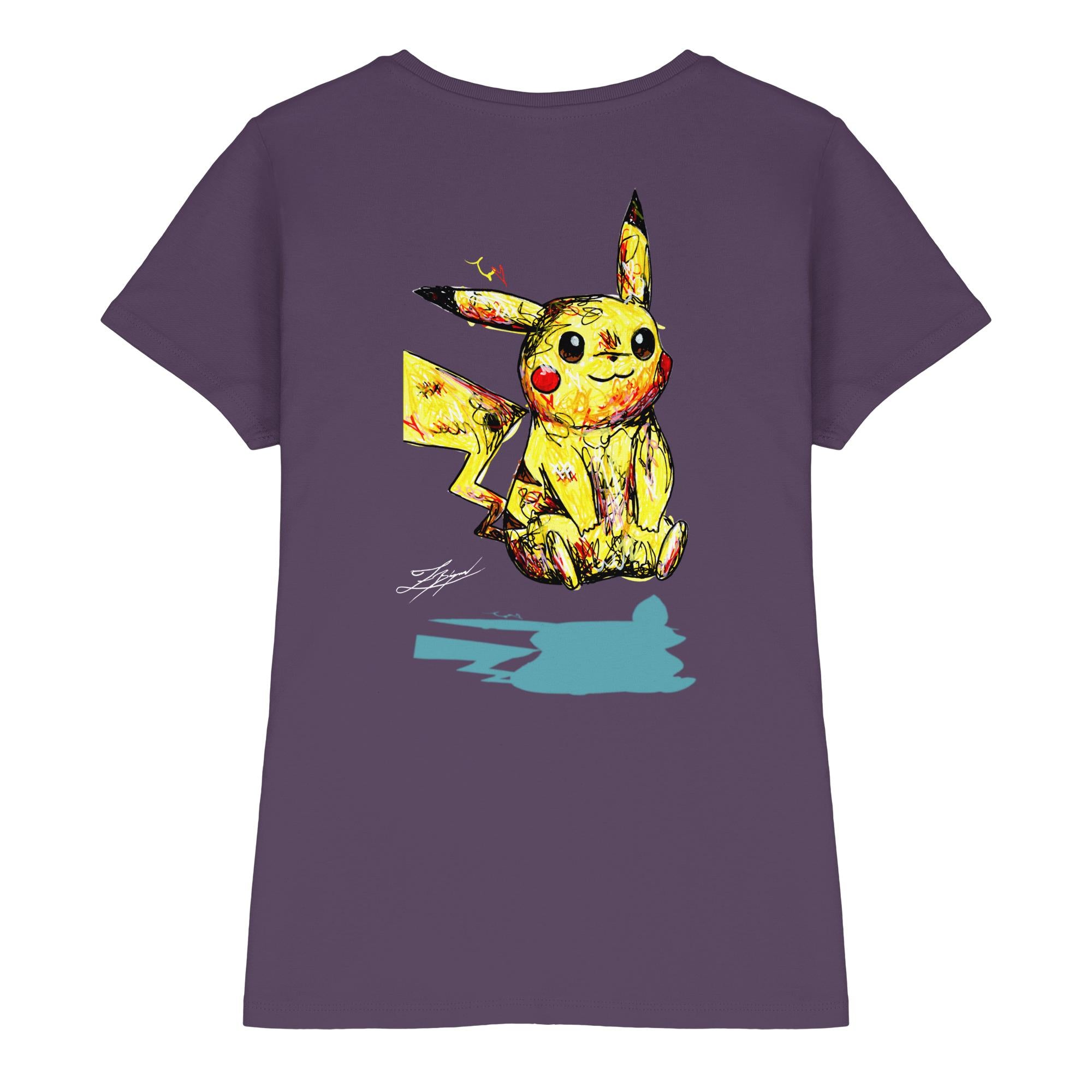 Pika |  zebi_art x tracacon.de - Ladies Premium Shirt