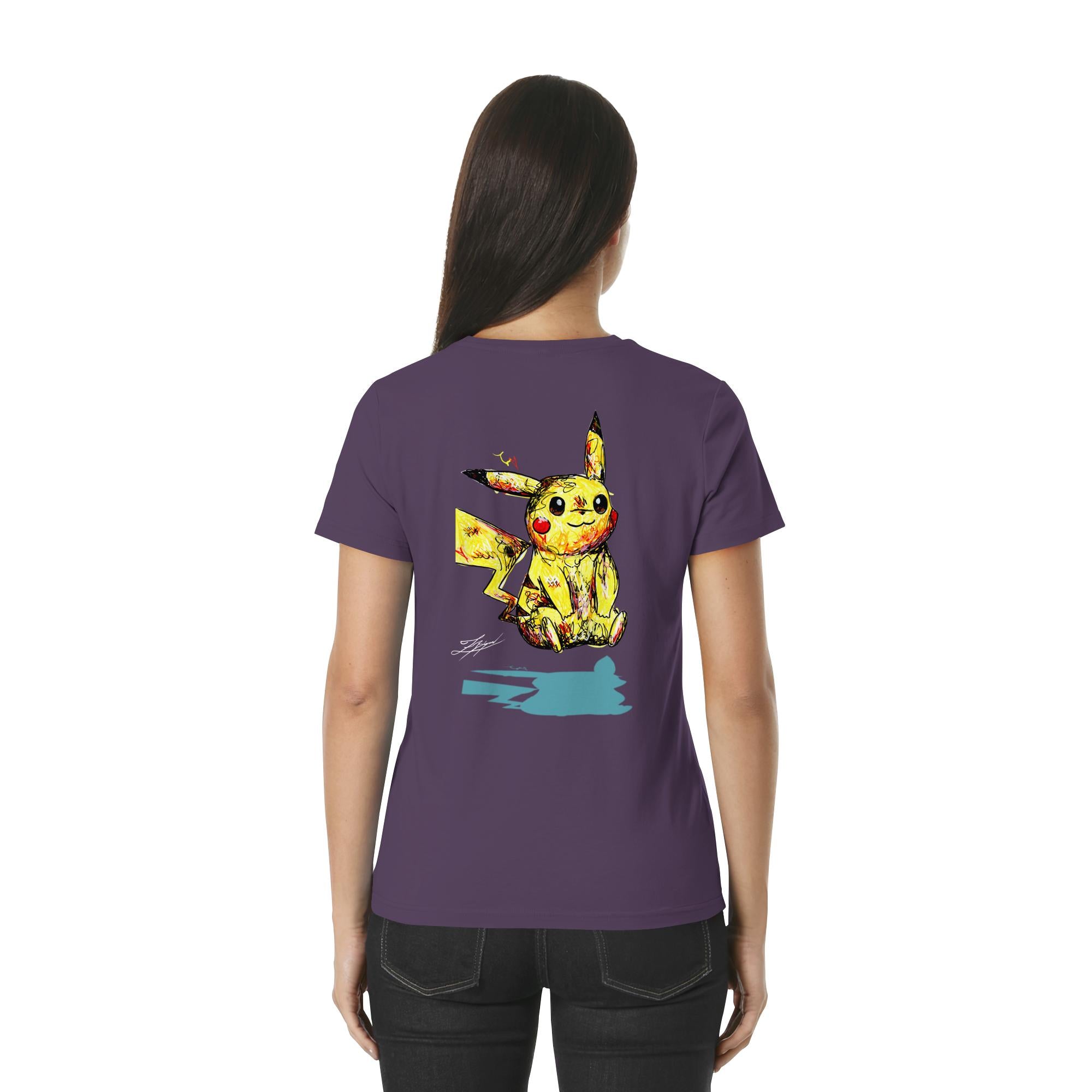 Pika |  zebi_art x tracacon.de - Ladies Premium Shirt