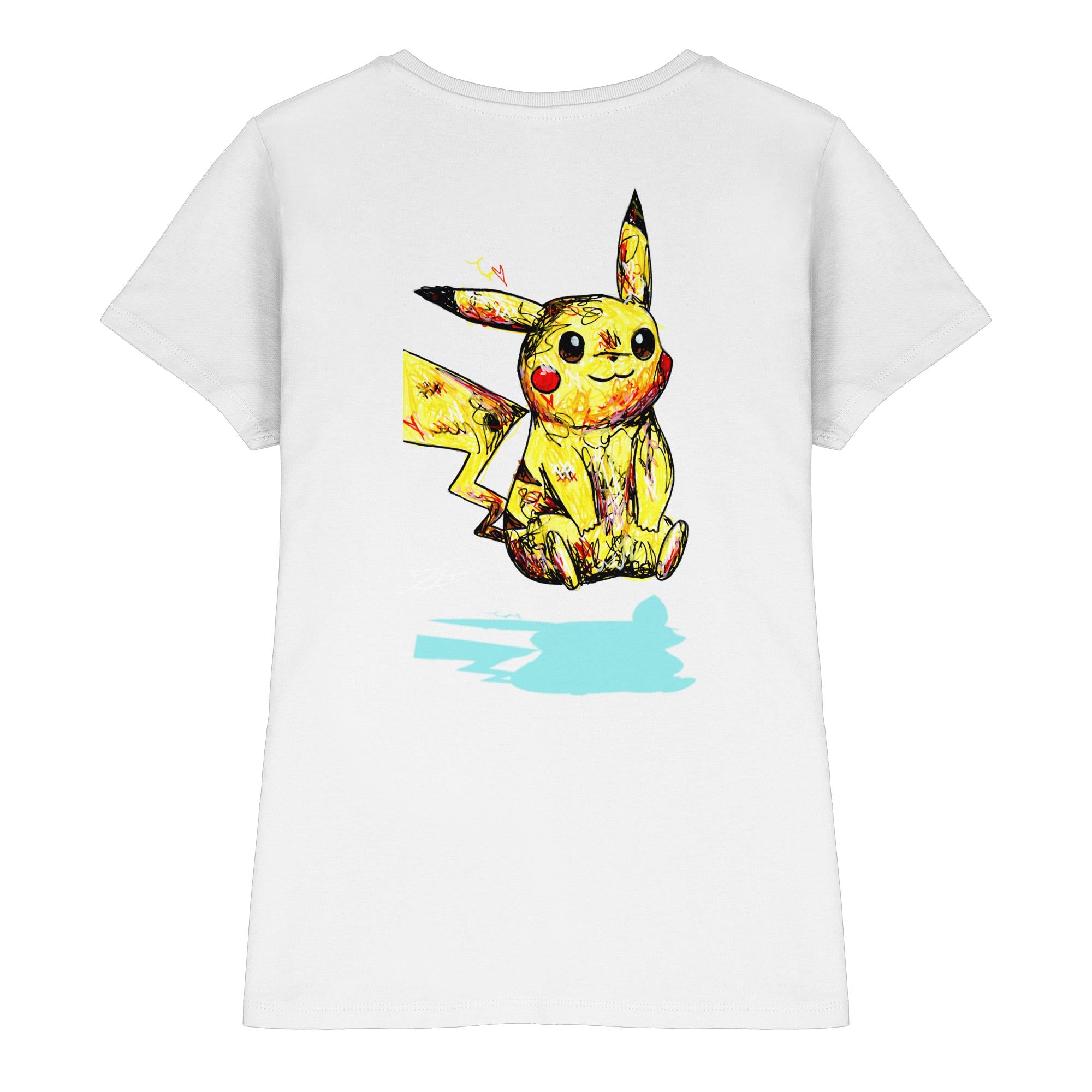 Pika |  zebi_art x tracacon.de - Ladies Premium Shirt