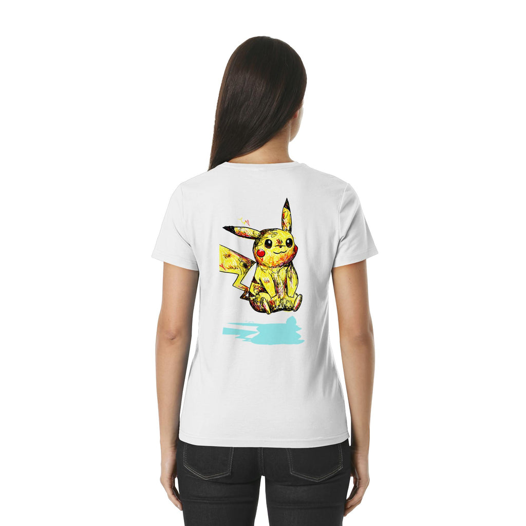 Pika |  zebi_art x tracacon.de - Ladies Premium Shirt