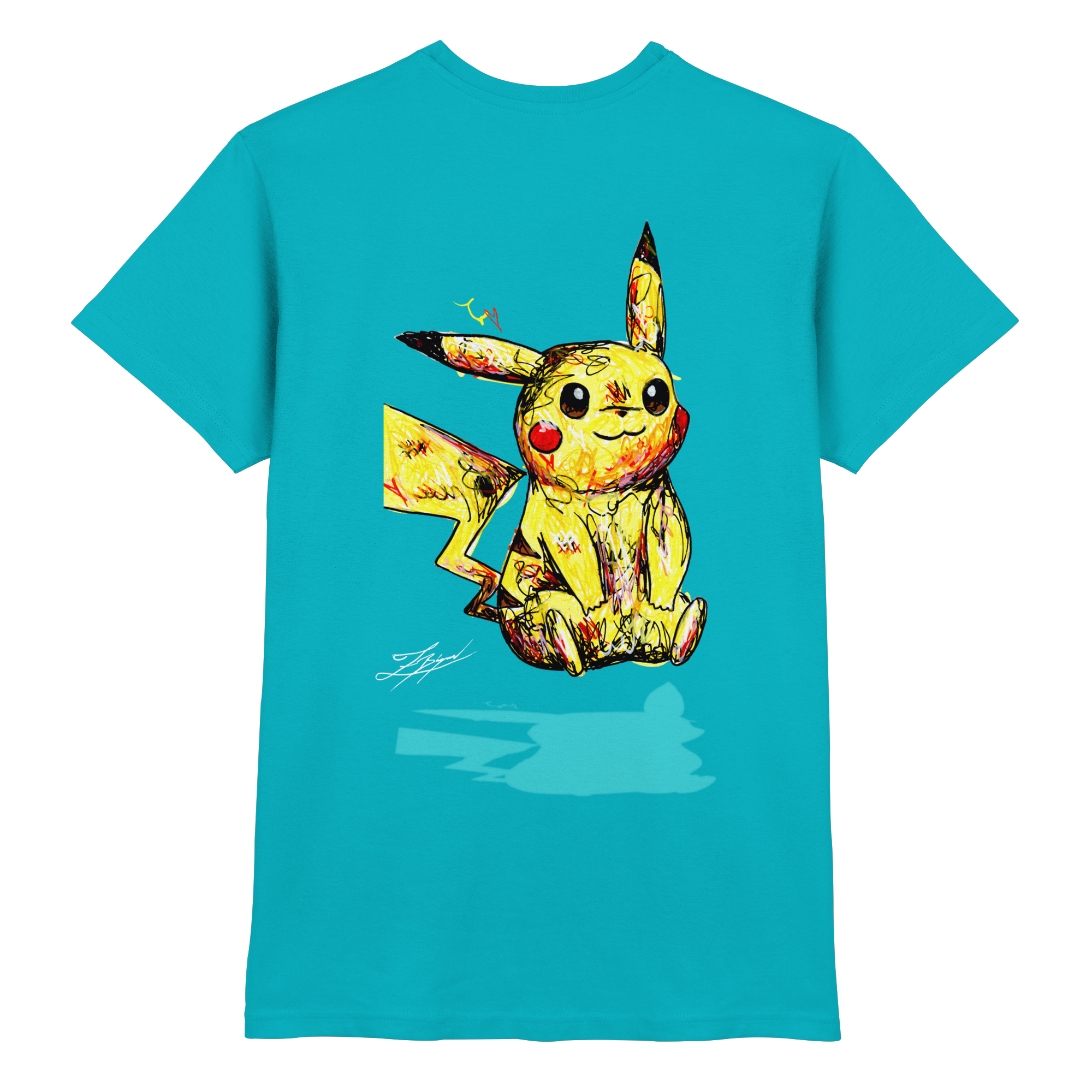 Pika |  zebi_art x tracacon.de - Premium Shirt