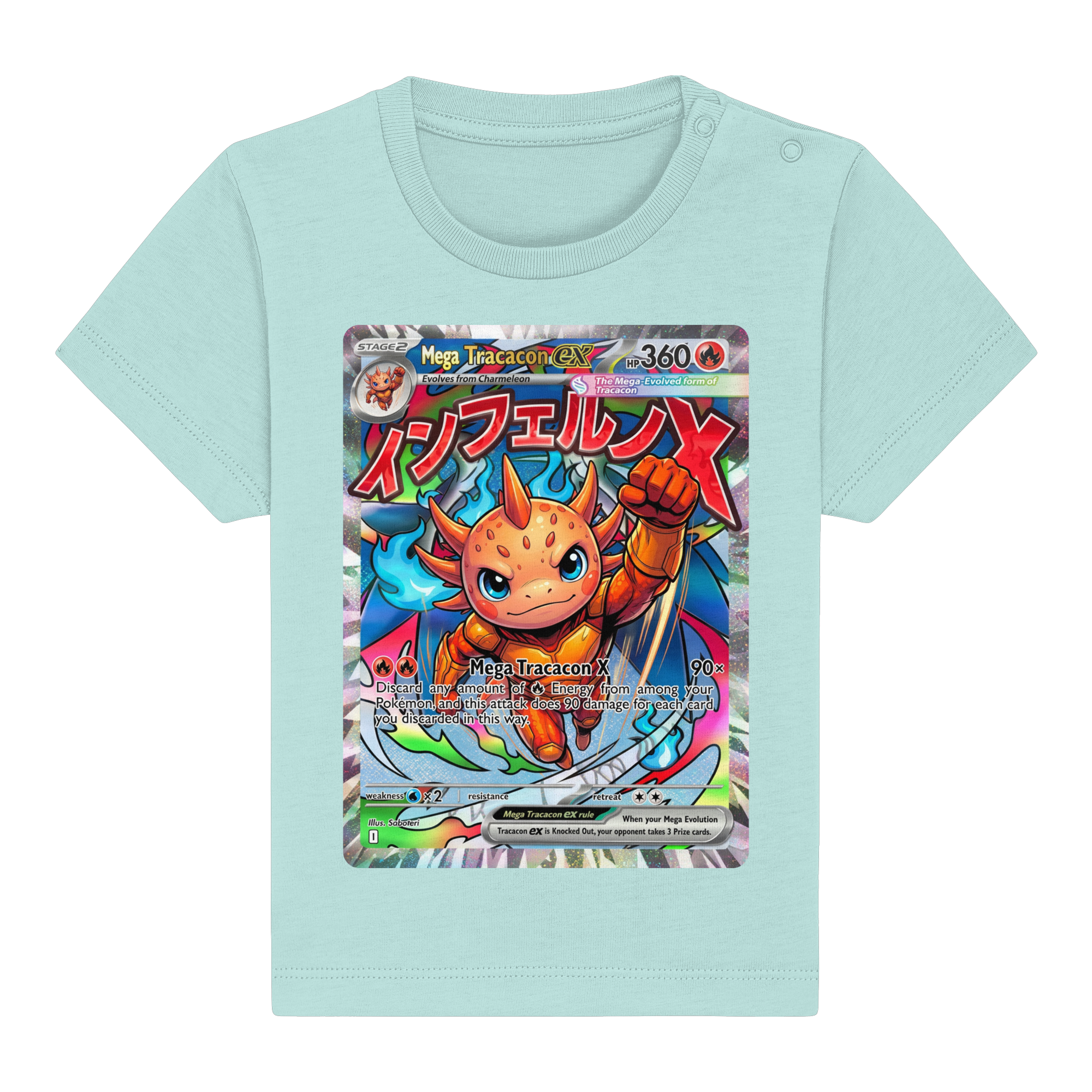 Kids Mega Tracacon X ex Squad! - Baby Organic Shirt