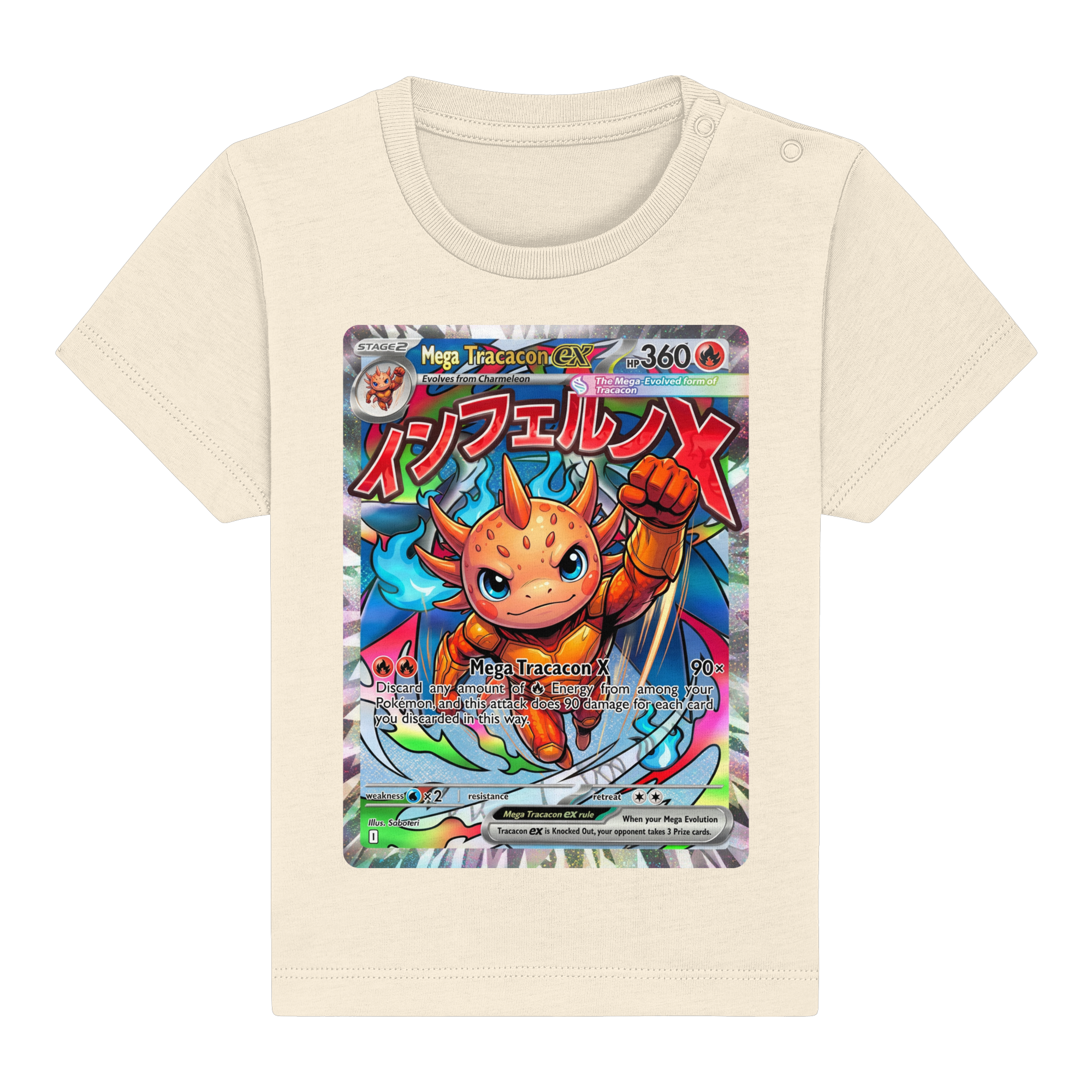 Kids Mega Tracacon X ex Squad! - Baby Organic Shirt