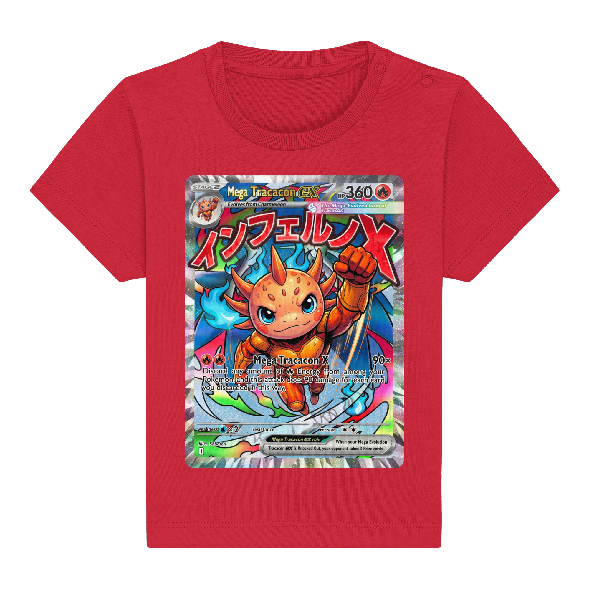 Kids Mega Tracacon X ex Squad! - Baby Organic Shirt
