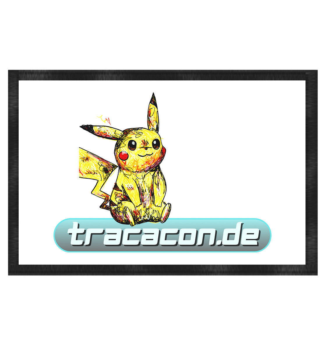 PikaCap Debi_art x tracacon.de - Fußmatte 60x40cm