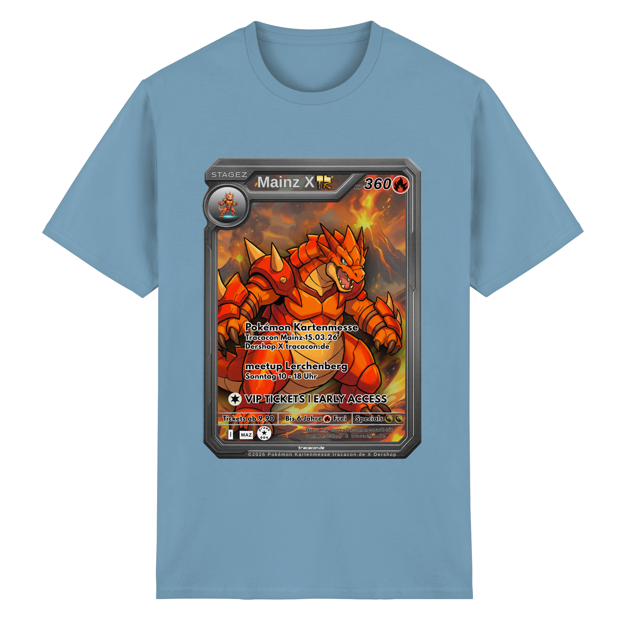 PROMO 004 Mainz X TR Der Shop X tracacon.de - Heavy Cotton T-Shirt