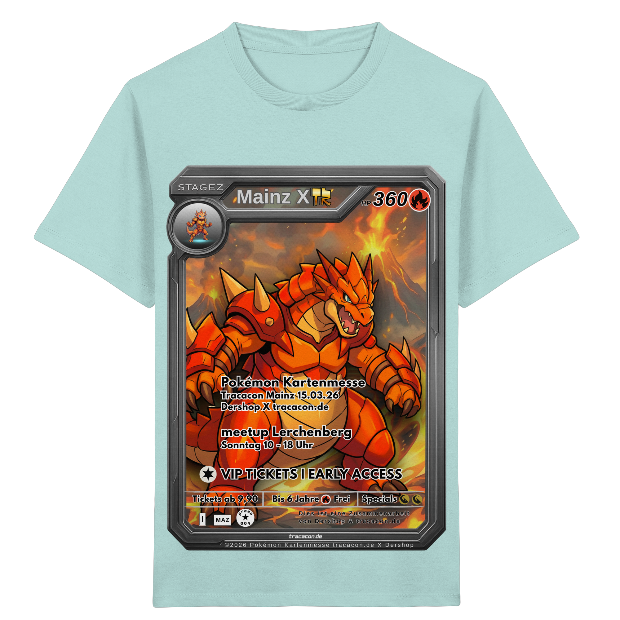 PROMO 004 Mainz X TR Der Shop X tracacon.de - Kids Organic Shirt