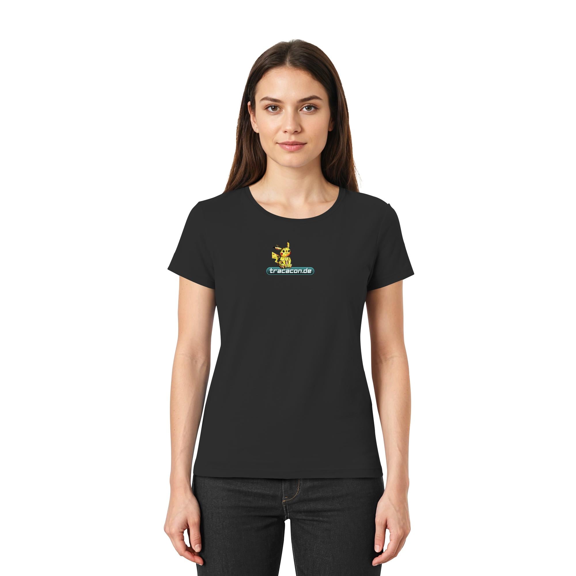 Pika |  zebi_art x tracacon.de - Ladies Premium Shirt