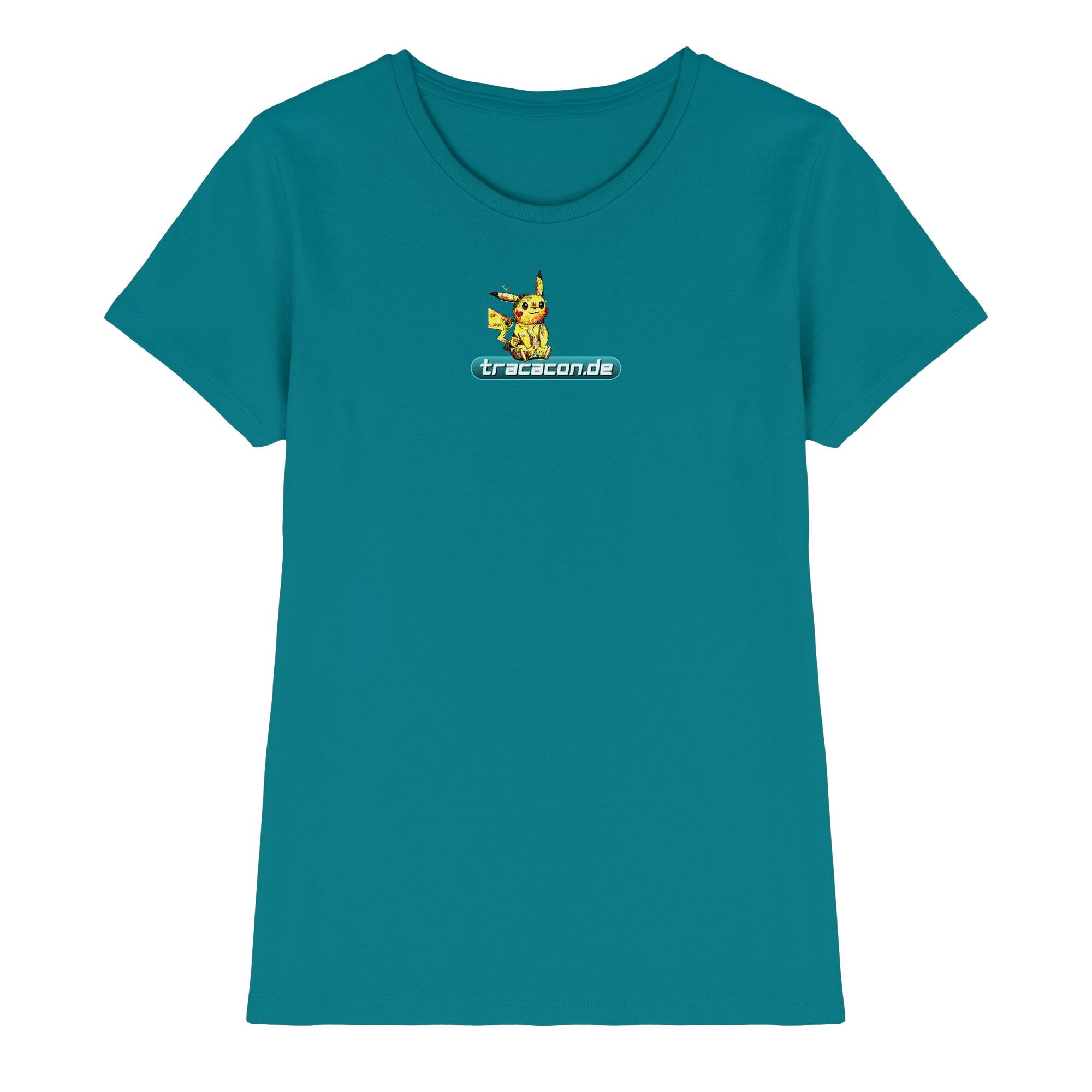 Pika |  zebi_art x tracacon.de - Ladies Premium Shirt