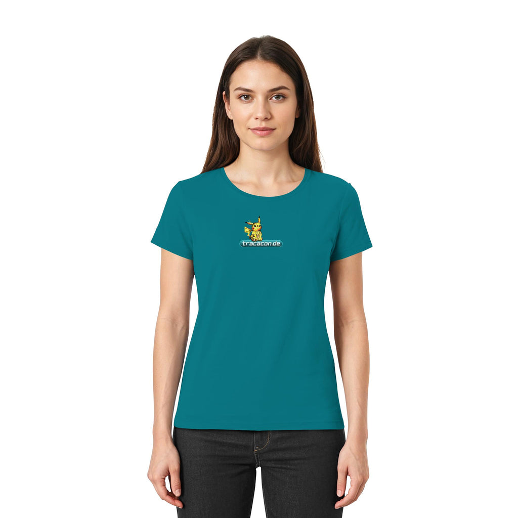 Pika |  zebi_art x tracacon.de - Ladies Premium Shirt