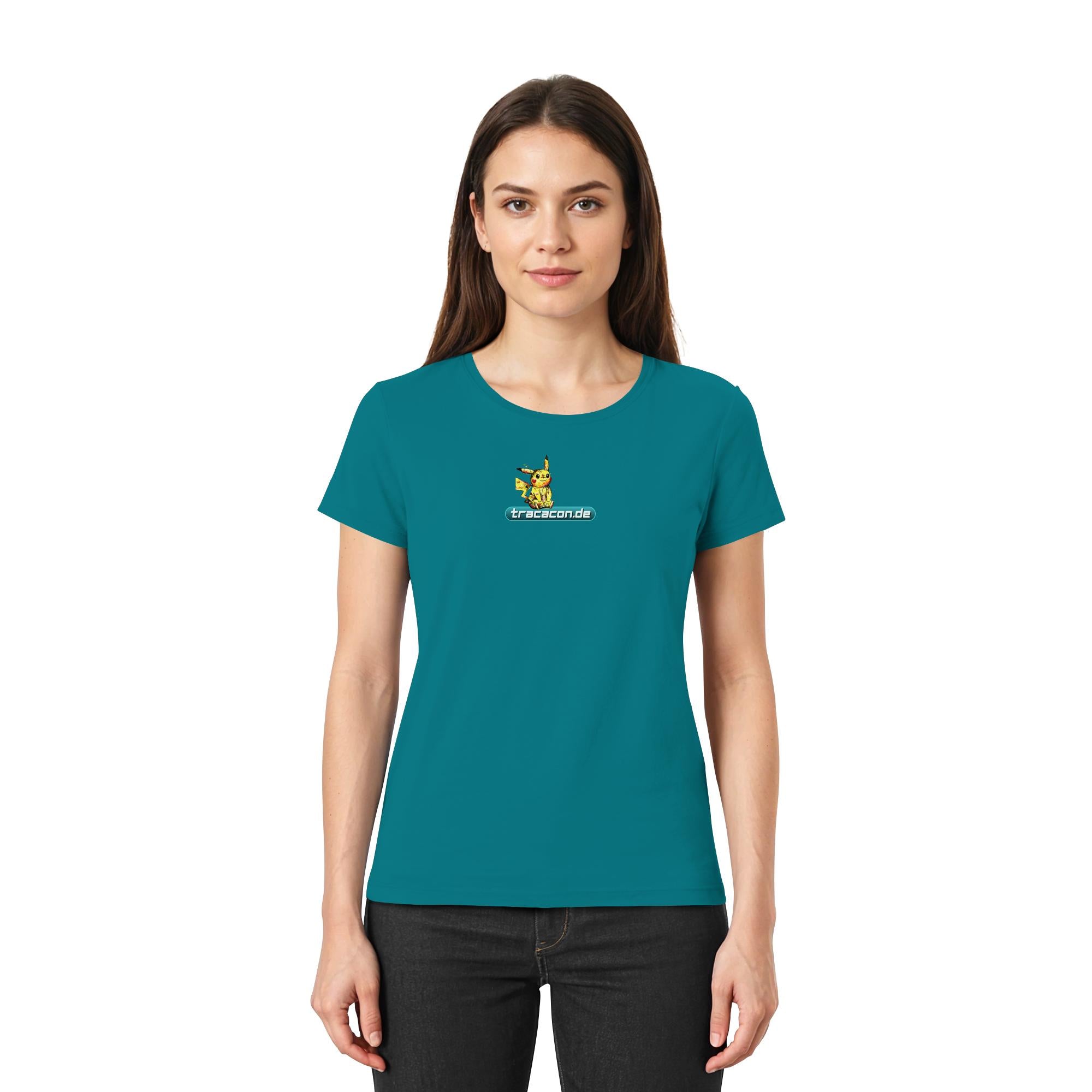Pika |  zebi_art x tracacon.de - Ladies Premium Shirt