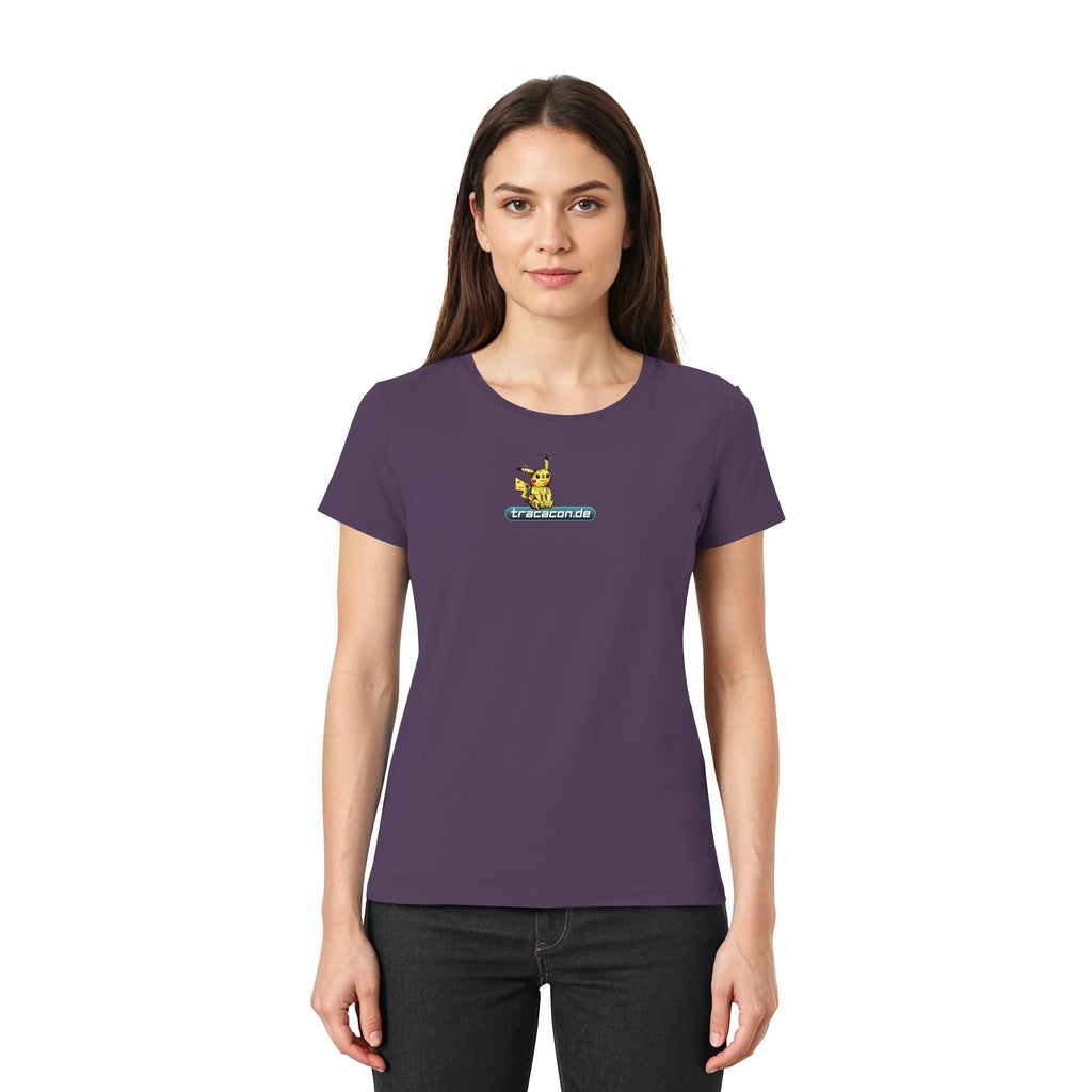 Pika |  zebi_art x tracacon.de - Ladies Premium Shirt