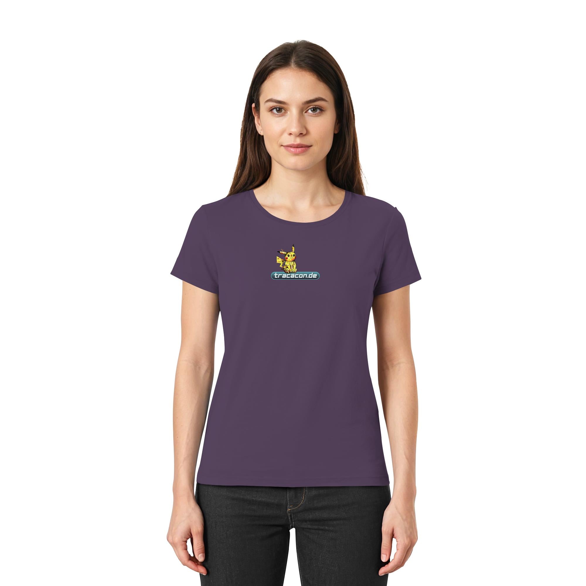 Pika |  zebi_art x tracacon.de - Ladies Premium Shirt