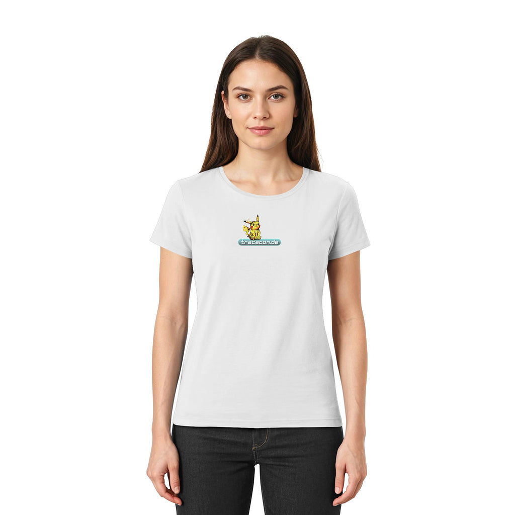 Pika |  zebi_art x tracacon.de - Ladies Premium Shirt