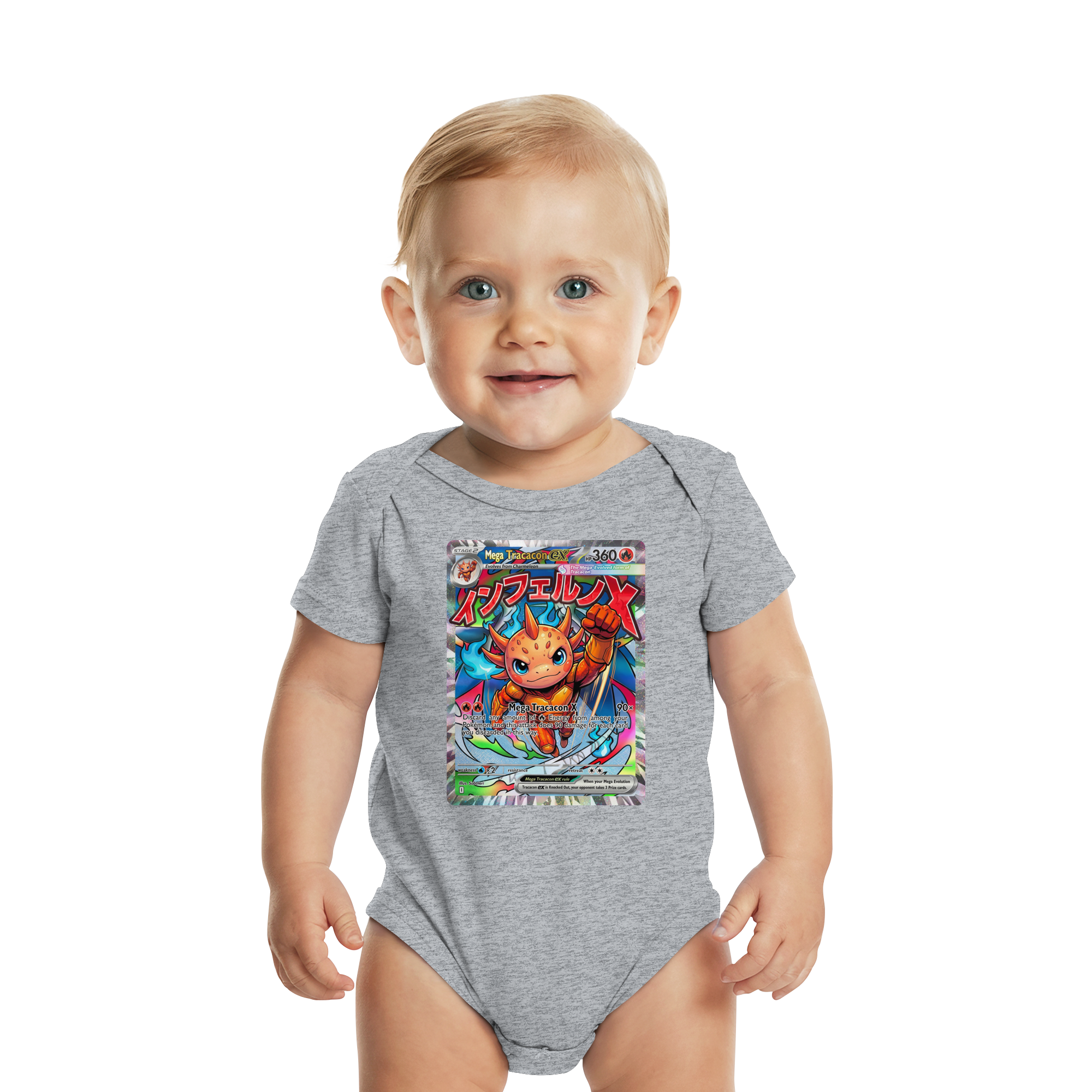 Kids Mega Tracacon X ex Squad! - Organic Baby Bodysuit