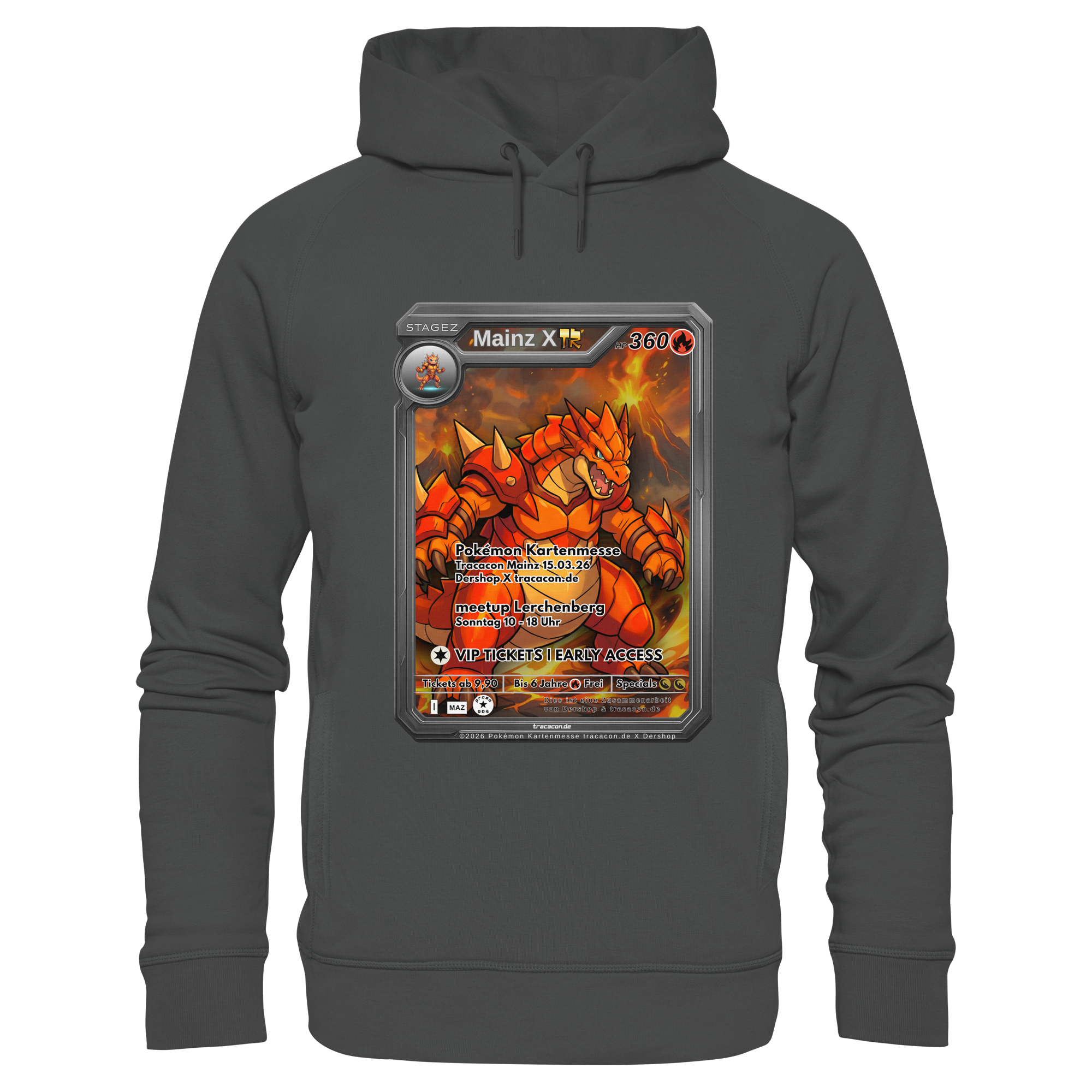 PROMO 004 Mainz X TR Der Shop X tracacon.de - Organic Fashion Hoodie