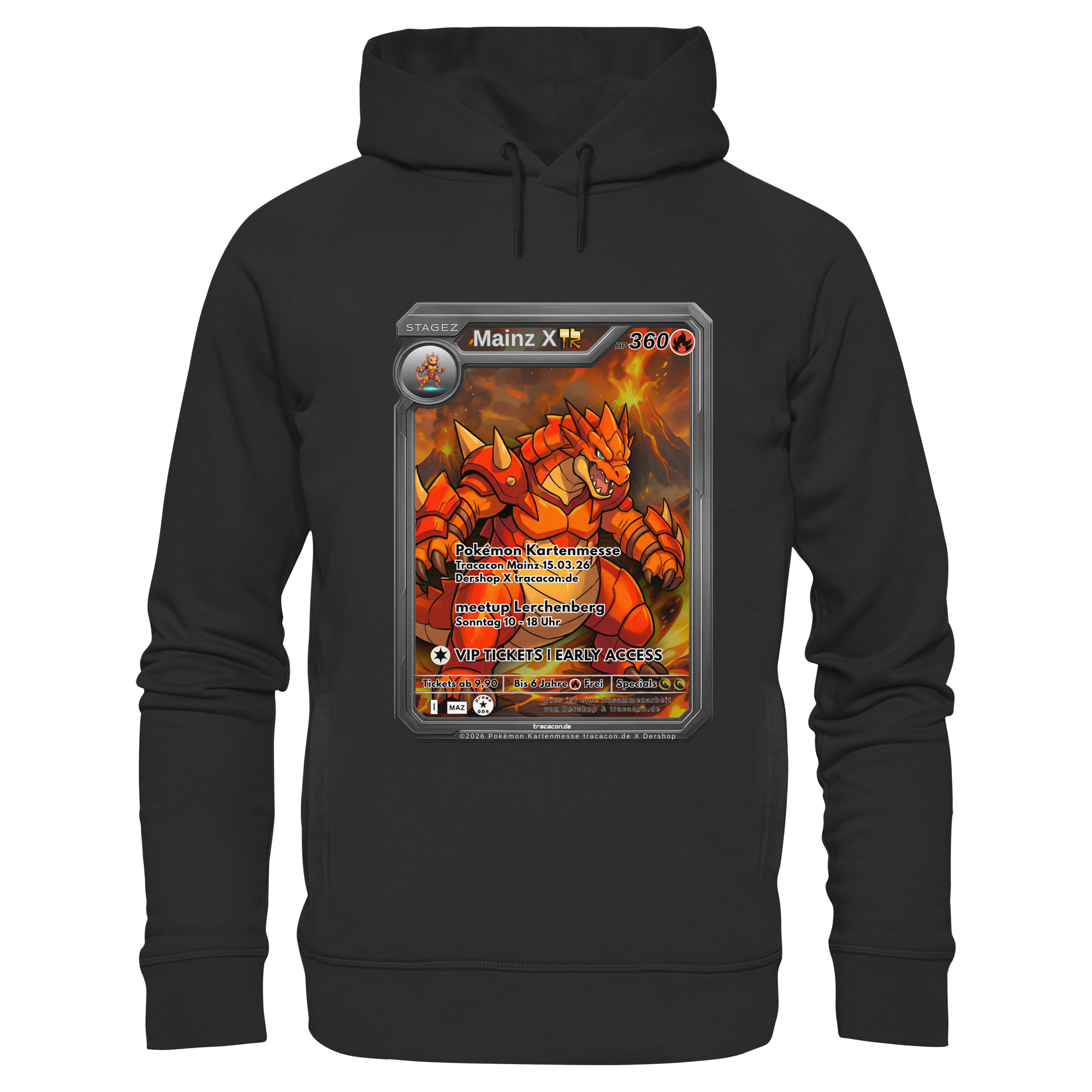 PROMO 004 Mainz X TR Der Shop X tracacon.de - Organic Fashion Hoodie