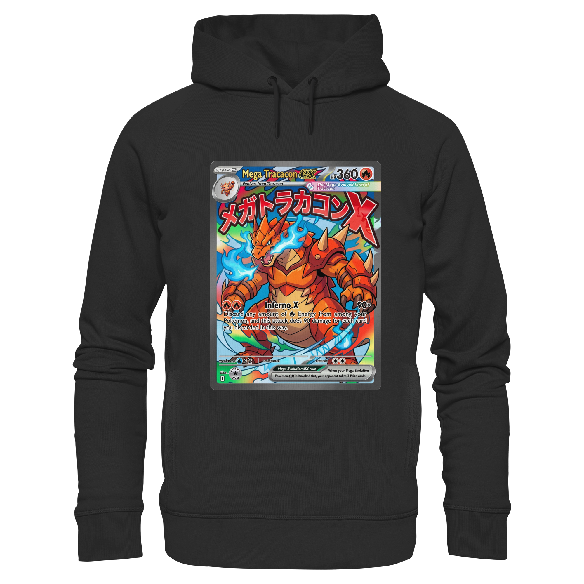 PROMO 002 Mega Tracacon X ex  - Organic Fashion Hoodie