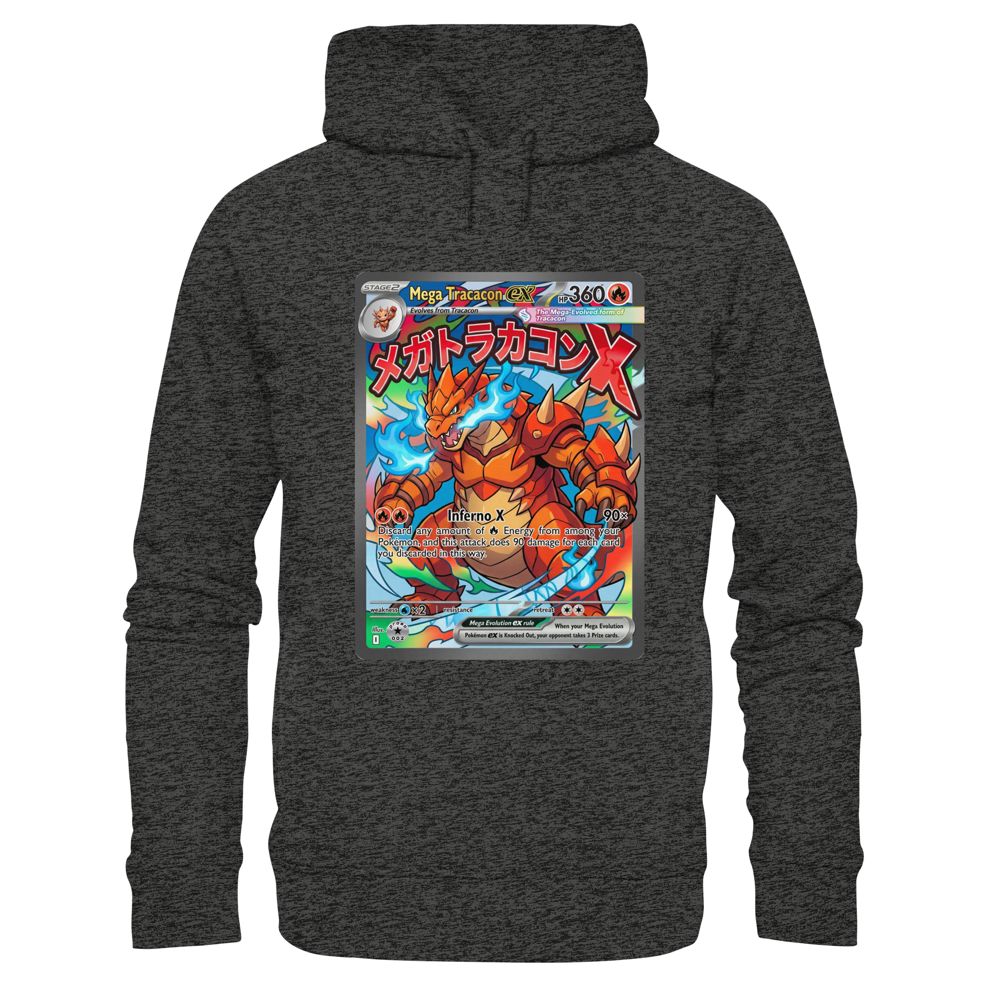 PROMO 002 Mega Tracacon X ex  - Organic Fashion Hoodie