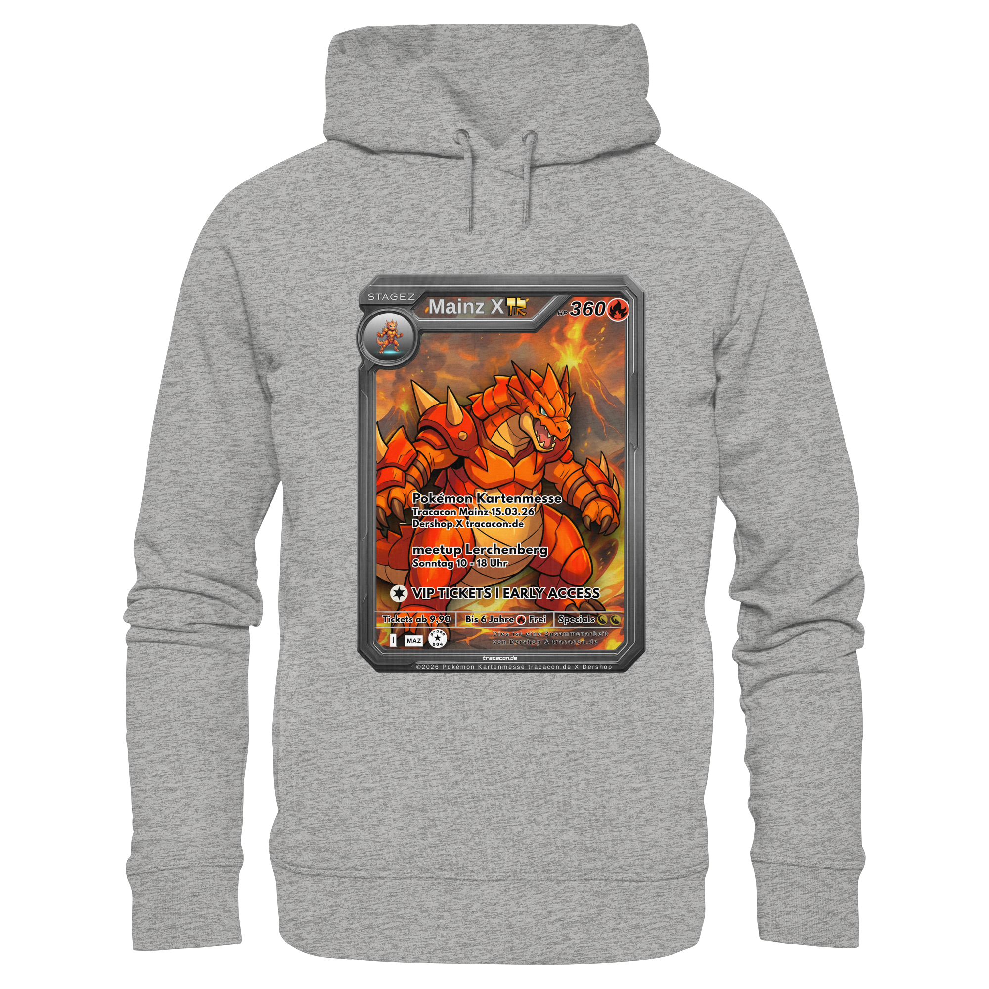 PROMO 004 Mainz X TR Der Shop X tracacon.de - Organic Fashion Hoodie