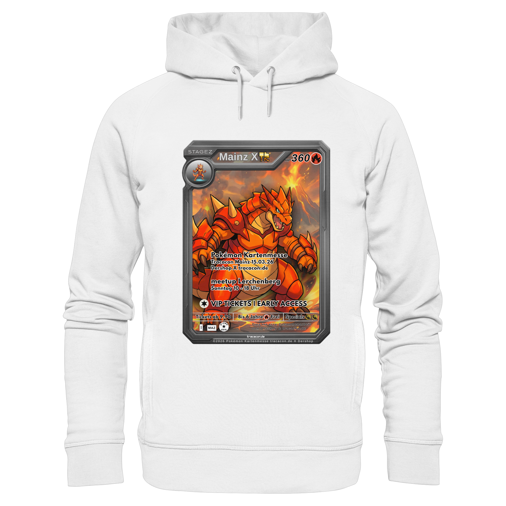 PROMO 004 Mainz X TR Der Shop X tracacon.de - Organic Fashion Hoodie